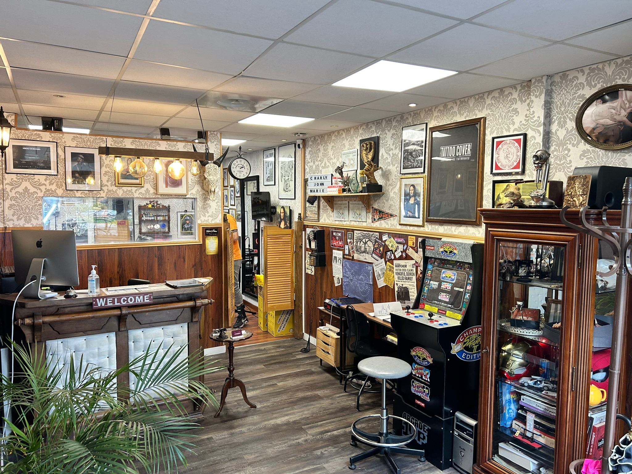 Vue générale du studio Ink Intention à Cagnes-sur-Mer